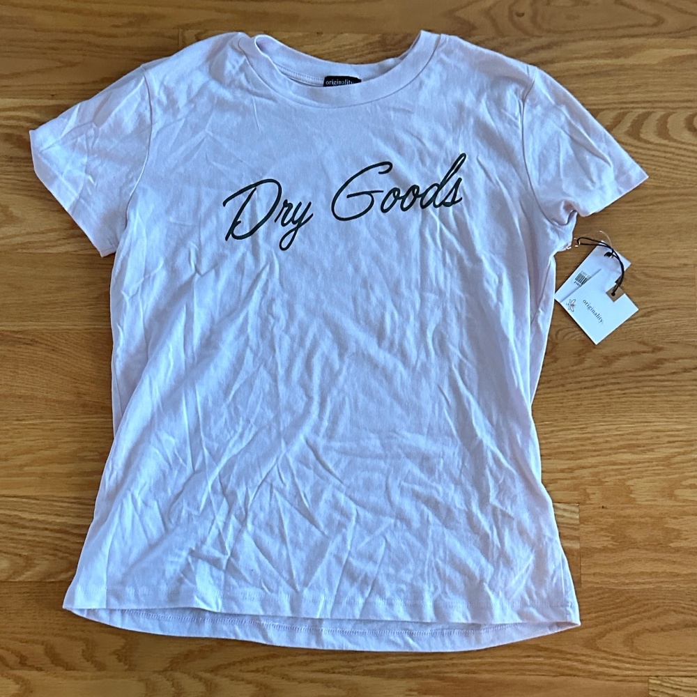 Dry Goods NWT Short-Sleeve Logo Tee (L)